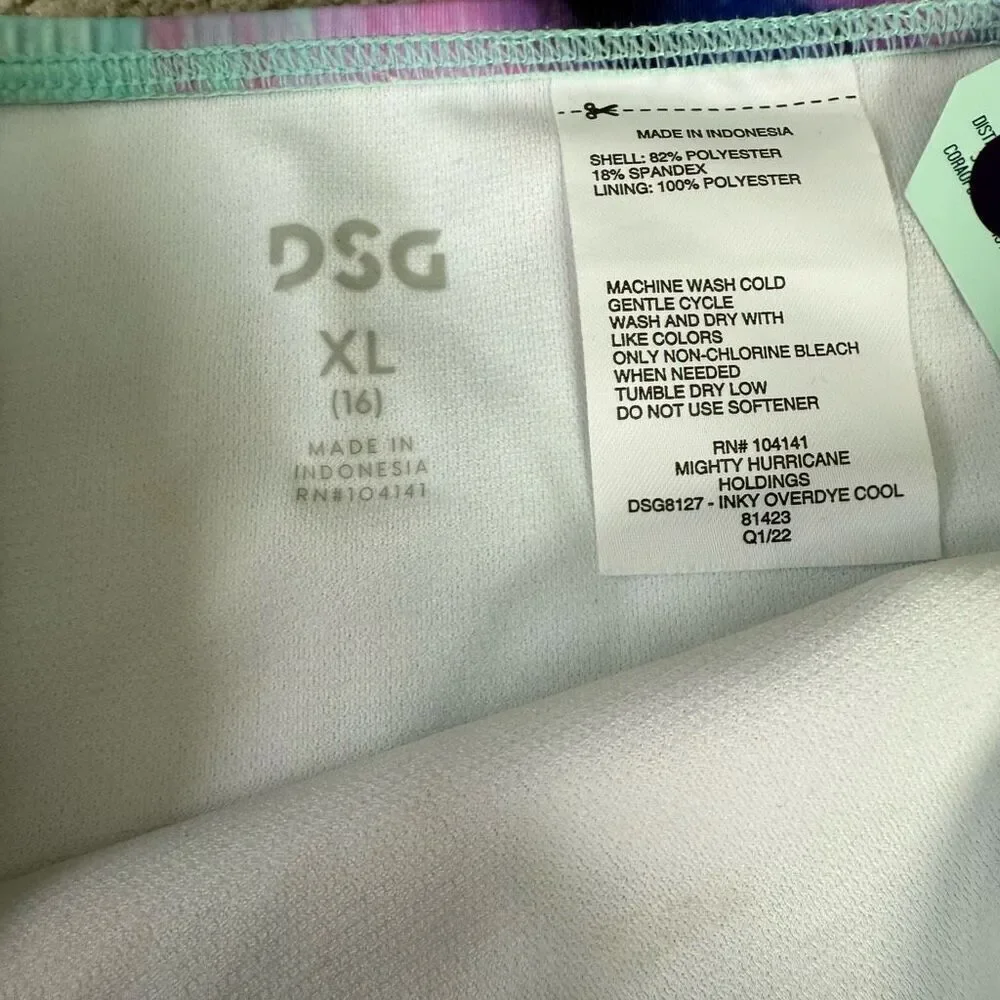 DSG set of 3 Girls' Swimsuit bottoms size XL 16 NWT